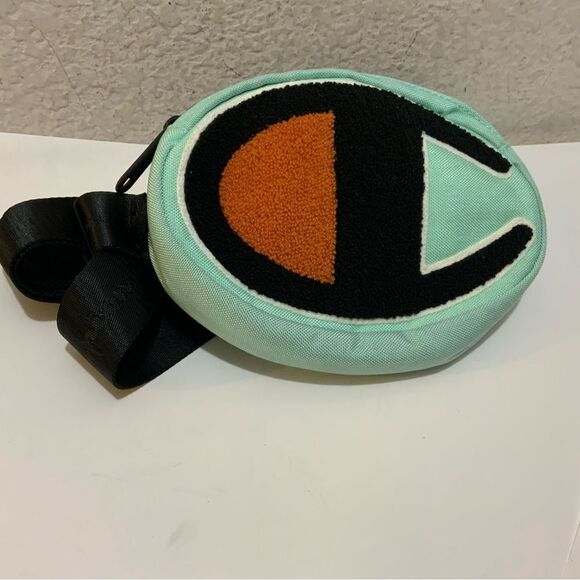NWOT Champion Core Prime Big C Logo Waist Pack Sherpa Aqua Fanny  Chest Bag - Picture 1 of 4